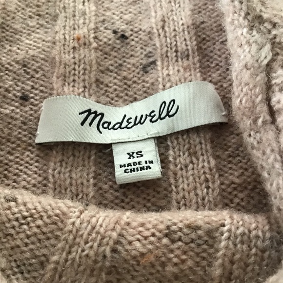 COPY - Madewell Donegal Evercrest Turtleneck Sweater in Coziest Yarn - Blush - Picture 6 of 10